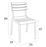 FL Helen Stackable Hospitality Outdoor Chair