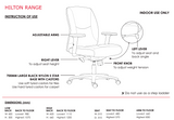 ST Hilton High Back PU Leather Executive Chair
