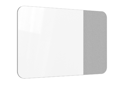 DD Wall Mounted Magnetic Glass Multipurpose Whiteboard