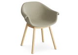 DD Enzo Fabric Upholstered Timber Leg Tub Chair