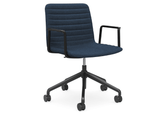 DD Nikola Meeting Chair with Black Arm Rest