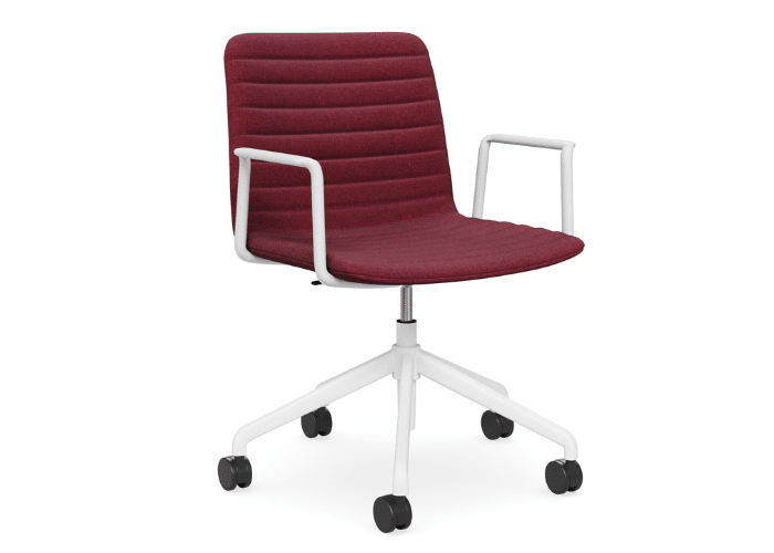 DD Nikola Meeting Chair with White Arm Rest