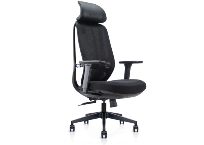 DD Nova Mesh Back Black Task Chair with Headrest