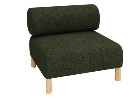 DD Cailloux Fabric Upholstered Single Seater Breakout Sofa