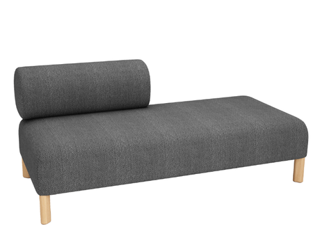 DD Cailloux 2 Seater Fabric Breakout Sofa with 1 Backrest