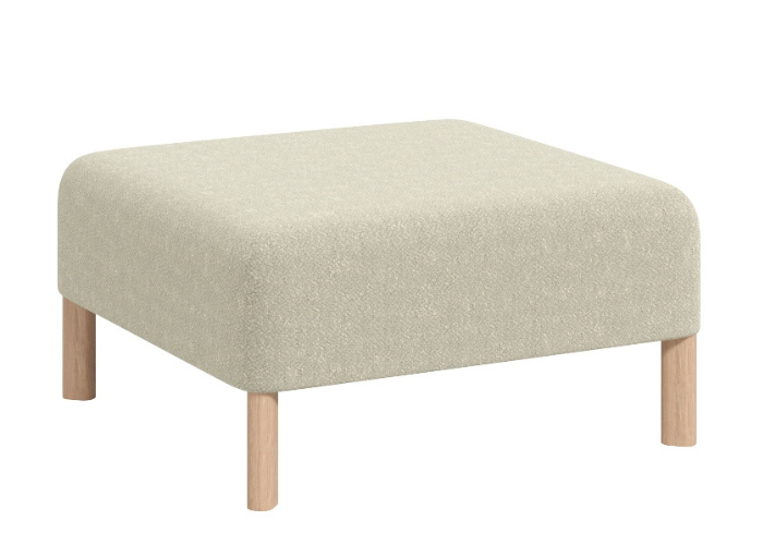 DD Cailloux Fabric Upholstered Ottoman