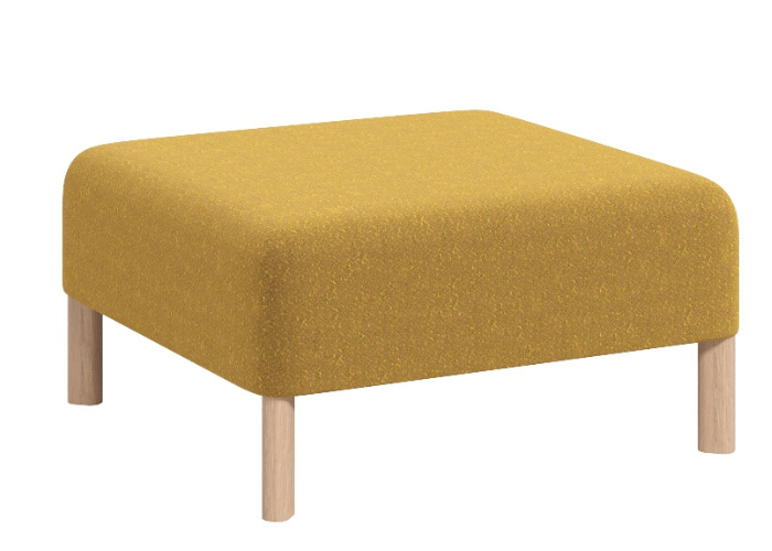 DD Cailloux Fabric Upholstered Ottoman