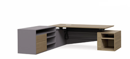 DD ID Selectric Height Adjustable Executive Desk