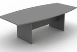 DD Accent Boatshape Top H Base Boardroom Table - Clearence Item