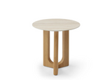 DD Lita Sintered Stone Top Round Side Table