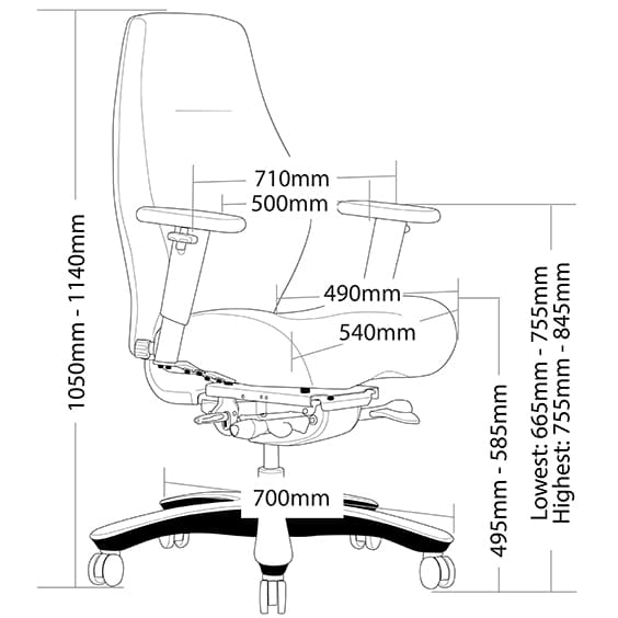 ST Impact Multishift and Heavy Weight Executive Chair