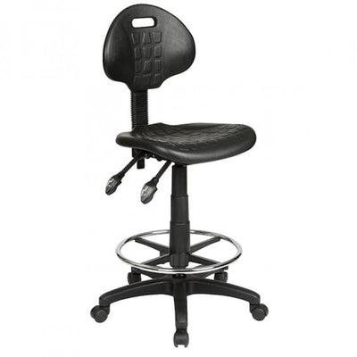 MA PU Upholstered Industrial Drafting Chair