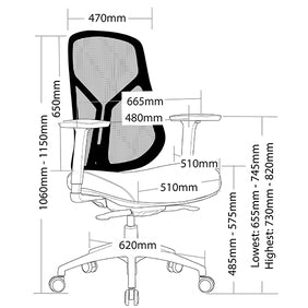 ST Ivory High Meshback Executive Chair