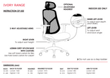 ST Ivory High Meshback Executive Chair