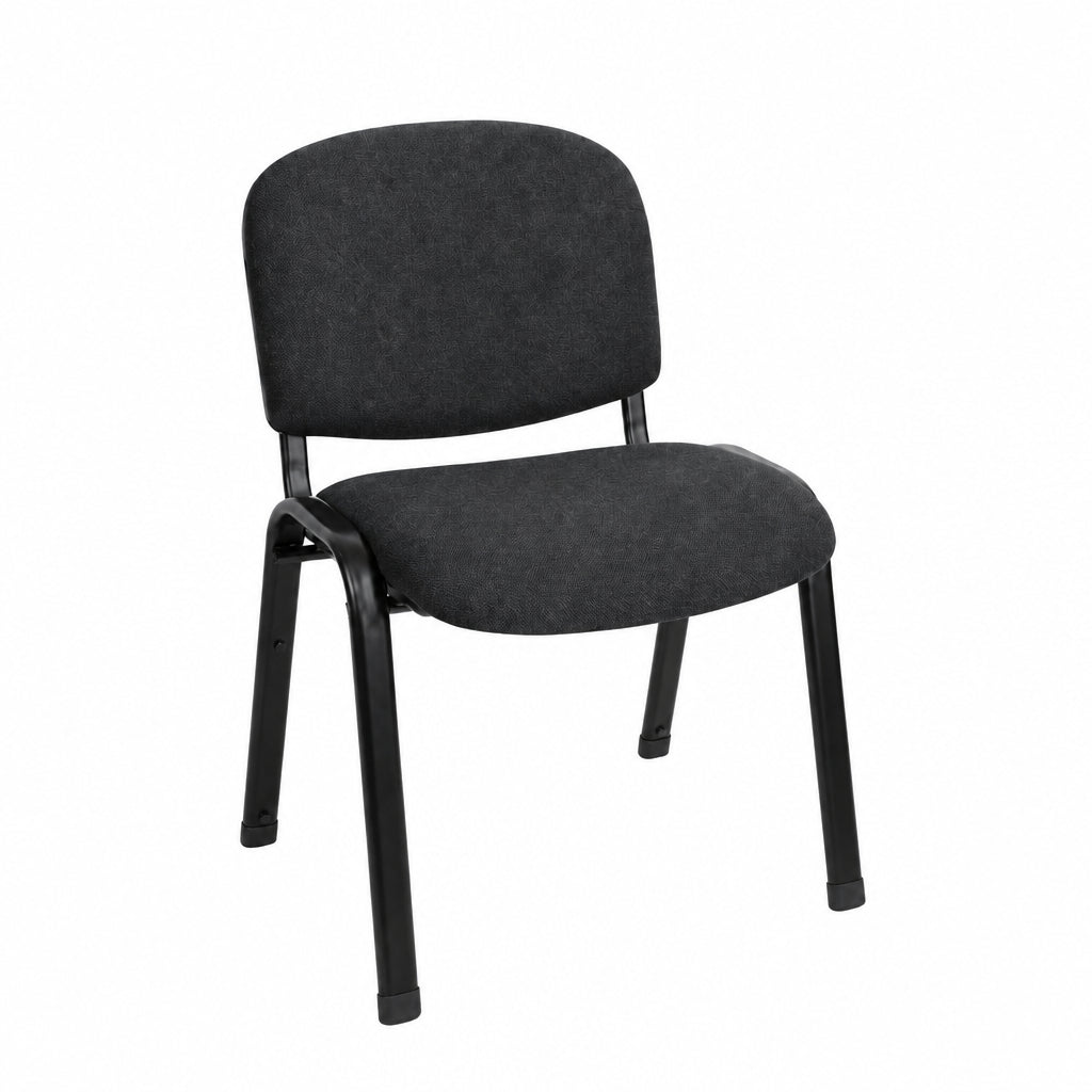MA Joshua Fabric or Vinyl Upholstered Metal Leg Visitor Chair