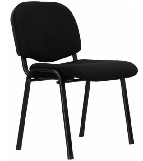 MA Joshua Fabric or Vinyl Upholstered Metal Leg Visitor Chair