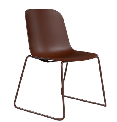 DD Juno Plastic Shell Sled Base Breakout Chair