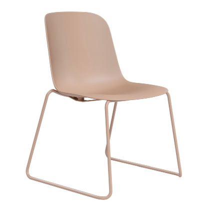 DD Juno Plastic Shell Sled Base Breakout Chair