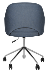 EZ ARM CHAIR ALBURY CASTOR V2 POLISHED ALUM