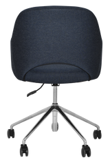 EZ ARM CHAIR ALBURY CASTOR V2 POLISHED ALUM