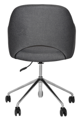 EZ ARM CHAIR ALBURY CASTOR V2 POLISHED ALUM