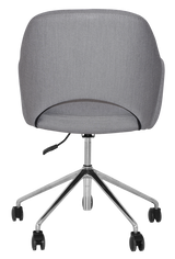 EZ ARM CHAIR ALBURY CASTOR V2 POLISHED ALUM