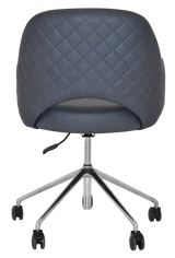 EZ ARM CHAIR ALBURY CASTOR V2 POLISHED ALUM