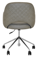 EZ ARM CHAIR ALBURY CASTOR V2 POLISHED ALUM