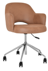 EZ ARM CHAIR ALBURY CASTOR V2 POLISHED ALUM