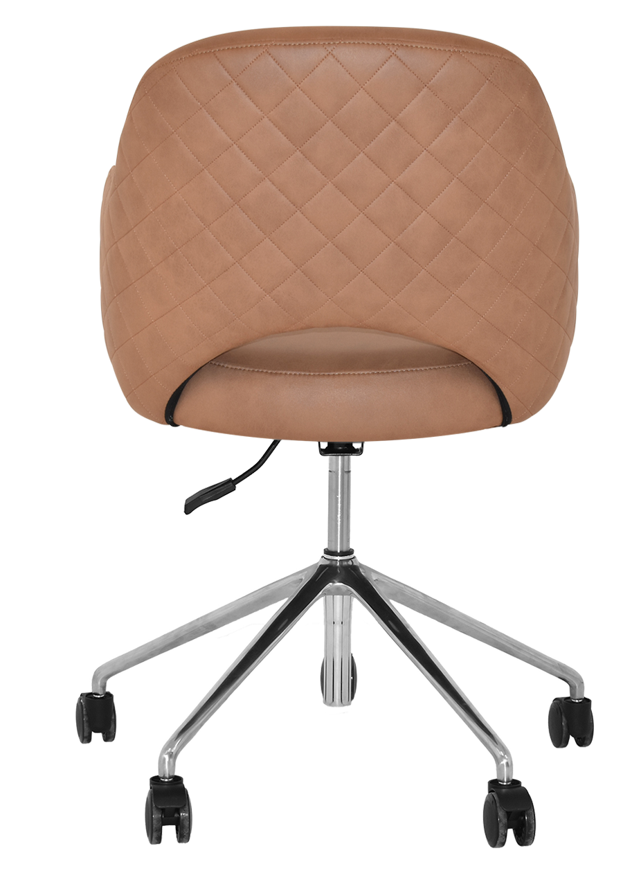 EZ ARM CHAIR ALBURY CASTOR V2 POLISHED ALUM