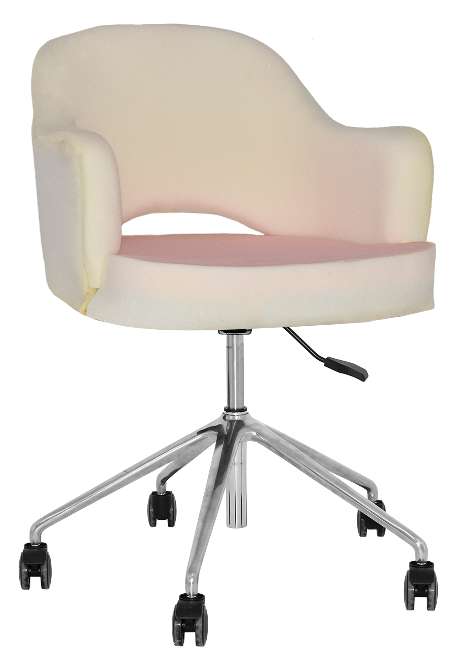 EZ ARM CHAIR ALBURY CASTOR V2 POLISHED ALUM