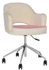 EZ ARM CHAIR ALBURY CASTOR V2 POLISHED ALUM
