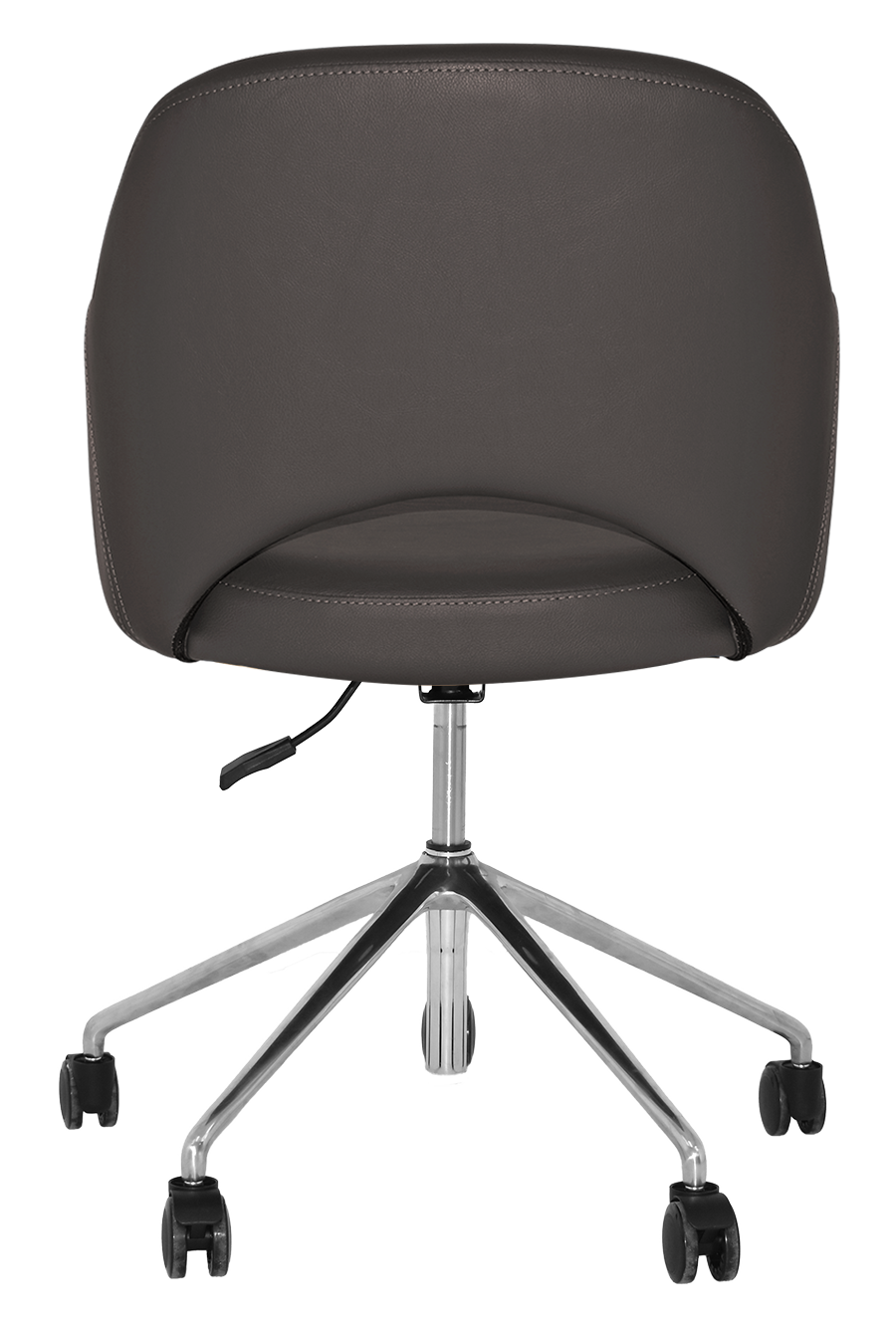 EZ ARM CHAIR ALBURY CASTOR V2 POLISHED ALUM