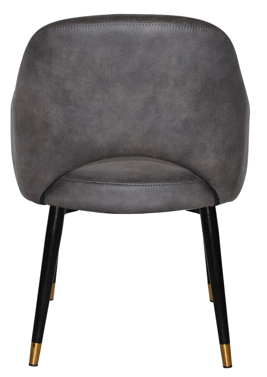 EZ ARM CHAIR ALBURY METAL (SLIM) BLACK BRASS