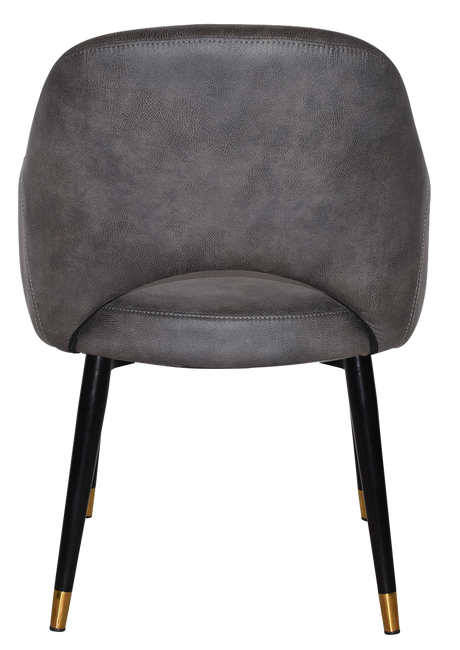 EZ ARM CHAIR ALBURY METAL (SLIM) BLACK BRASS