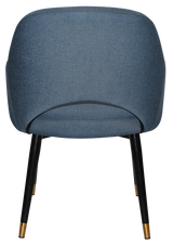 EZ ARM CHAIR ALBURY METAL (SLIM) BLACK BRASS