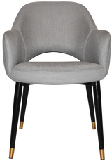 EZ ARM CHAIR ALBURY METAL (SLIM) BLACK BRASS