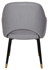 EZ ARM CHAIR ALBURY METAL (SLIM) BLACK BRASS