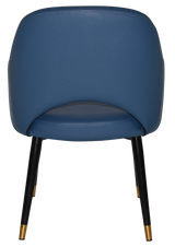 EZ ARM CHAIR ALBURY METAL (SLIM) BLACK BRASS