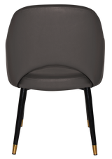 EZ ARM CHAIR ALBURY METAL (SLIM) BLACK BRASS