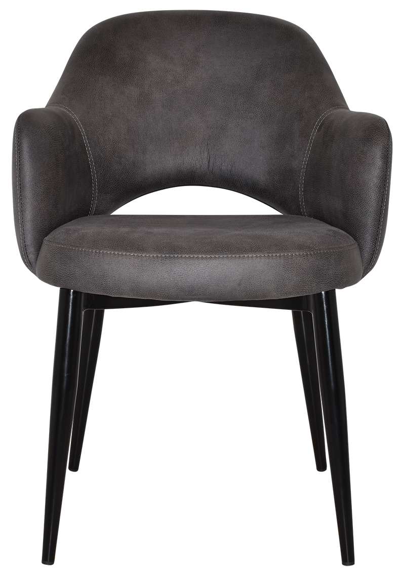EZ ARM CHAIR ALBURY METAL BLACK