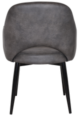 EZ ARM CHAIR ALBURY METAL BLACK