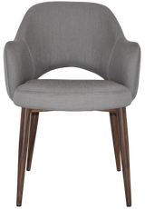 EZ ARM CHAIR ALBURY METAL LIGHT WALNUT