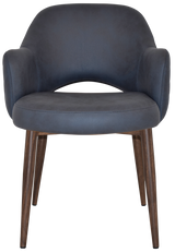 EZ ARM CHAIR ALBURY METAL LIGHT WALNUT