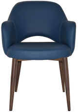 EZ ARM CHAIR ALBURY METAL LIGHT WALNUT