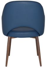EZ ARM CHAIR ALBURY METAL LIGHT WALNUT