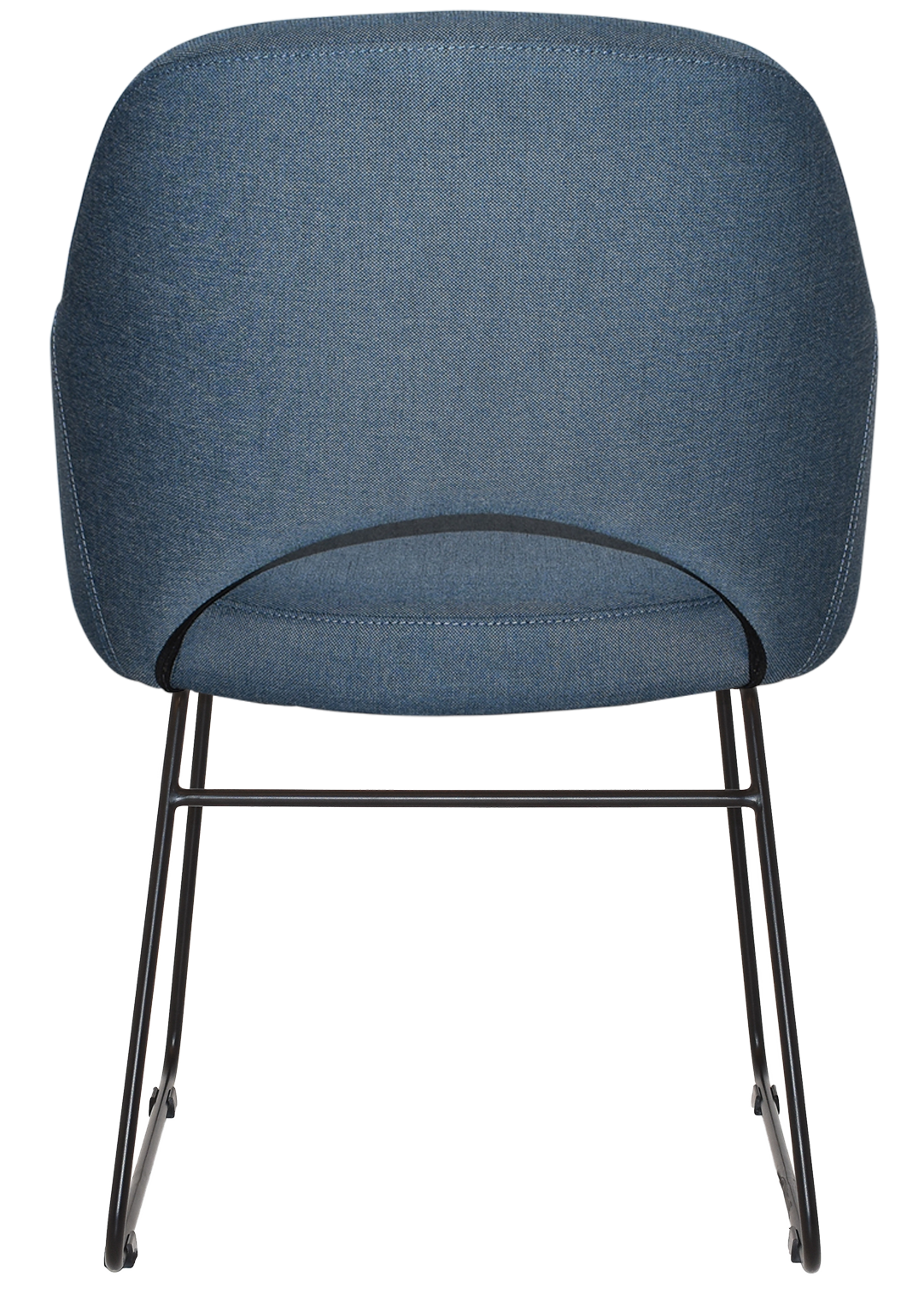 EZ ARM CHAIR ALBURY SLED BLACK