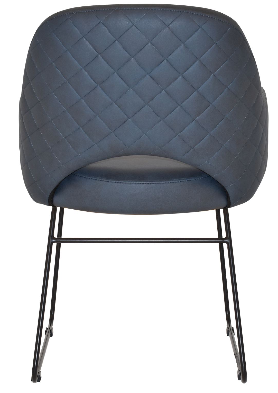 EZ ARM CHAIR ALBURY SLED BLACK