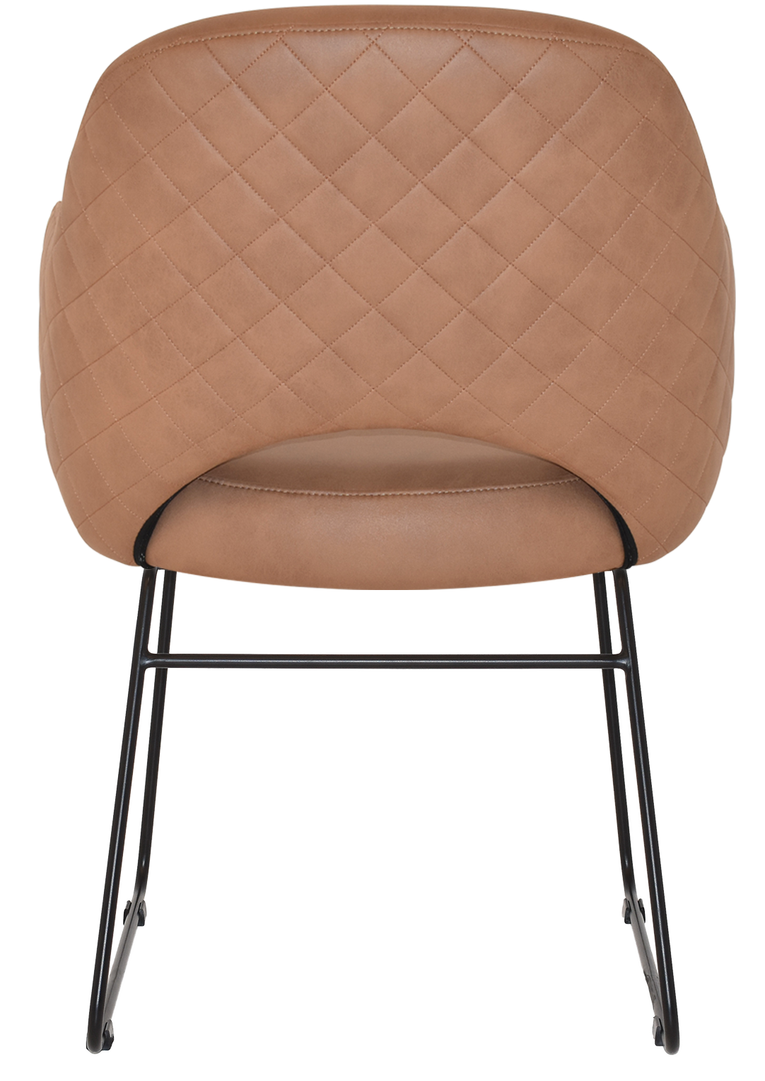 EZ ARM CHAIR ALBURY SLED BLACK