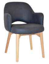 EZ ARM CHAIR ALBURY TIMBER NATURAL